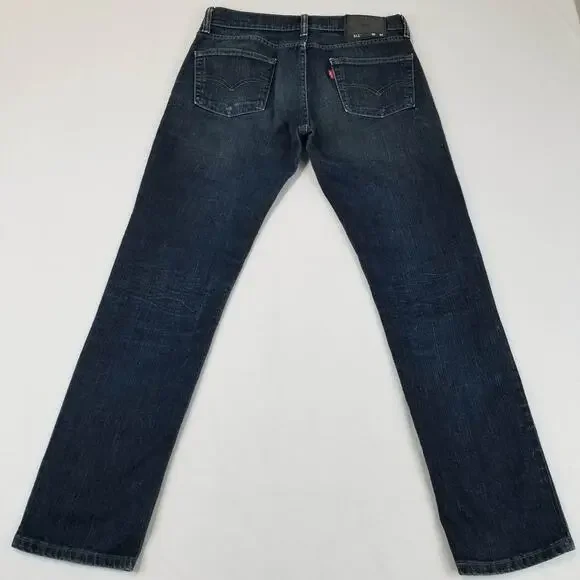 Levi’s 511 Jeans Mens 30x30 Slim Fit Zip Jean Blue 4172 Dark 99% Cotton